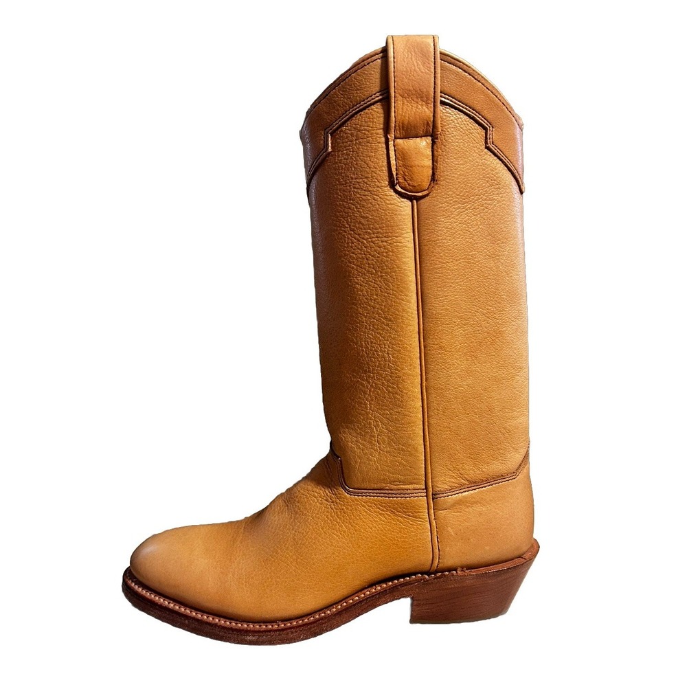 Sundance Cowboy Boots Womens Sz 6M Tan NWOB Western USA Made Robert Redford